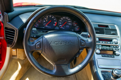 2004 Acura NSX in New Formula Red over Tan
