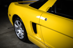 2003 Acura NSX in Spa Yellow over Black