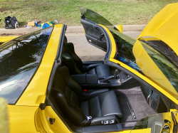 2003 Acura NSX in Spa Yellow over Black