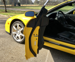 2003 Acura NSX in Spa Yellow over Black