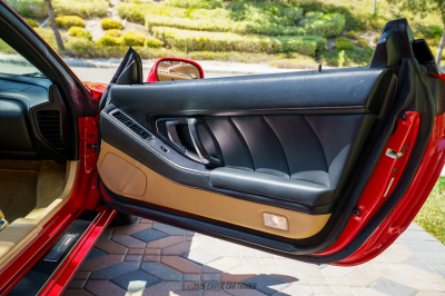 2004 Acura NSX in New Formula Red over Tan