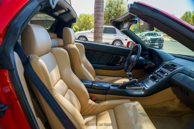 2004 Acura NSX in New Formula Red over Tan
