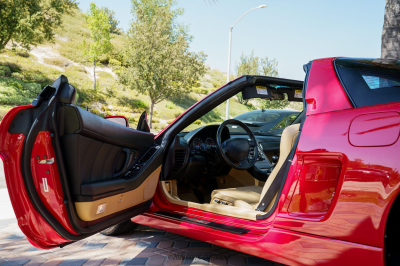 2004 Acura NSX in New Formula Red over Tan