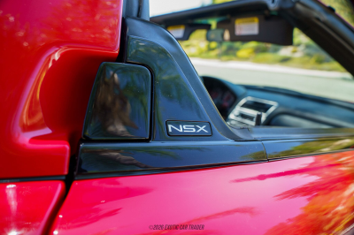 2004 Acura NSX in New Formula Red over Tan