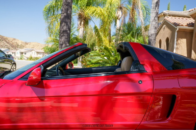 2004 Acura NSX in New Formula Red over Tan