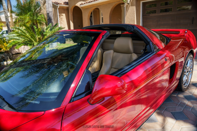 2004 Acura NSX in New Formula Red over Tan