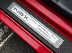 1993 Acura NSX in Formula Red over Black