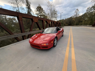 1992 Acura NSX in Formula Red over Black