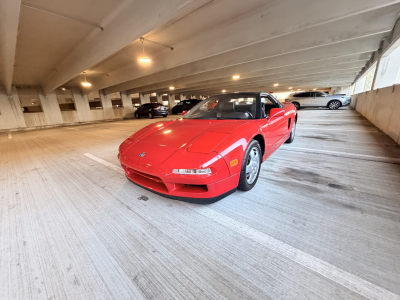 1992 Acura NSX in Formula Red over Black
