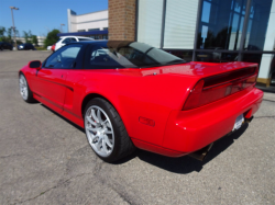 1994 Acura NSX in Formula Red over Black