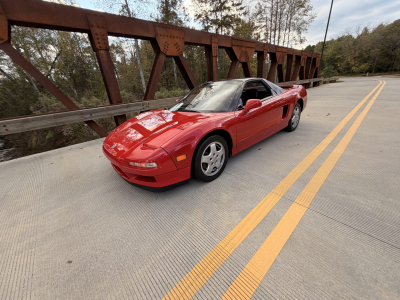 1992 Acura NSX in Formula Red over Black