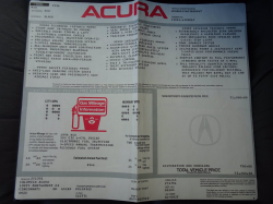 1994 Acura NSX in Formula Red over Black