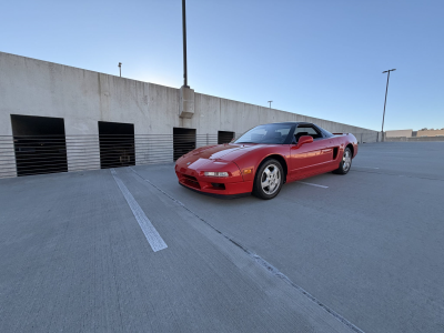1992 Acura NSX in Formula Red over Black