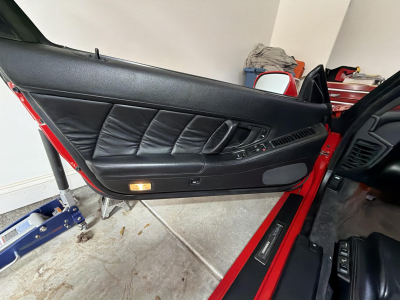 1992 Acura NSX in Formula Red over Black