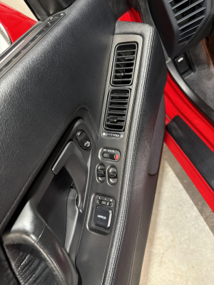 1992 Acura NSX in Formula Red over Black