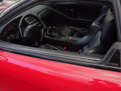 1992 Acura NSX in Formula Red over Black