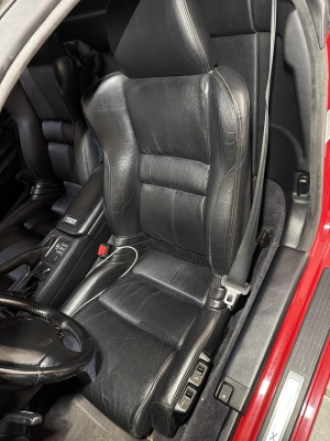 1992 Acura NSX in Formula Red over Black