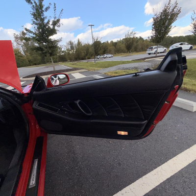 1992 Acura NSX in Formula Red over Black