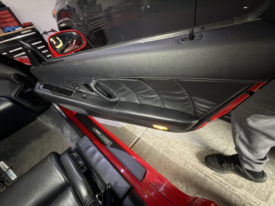 1992 Acura NSX in Formula Red over Black