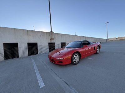1992 Acura NSX in Formula Red over Black