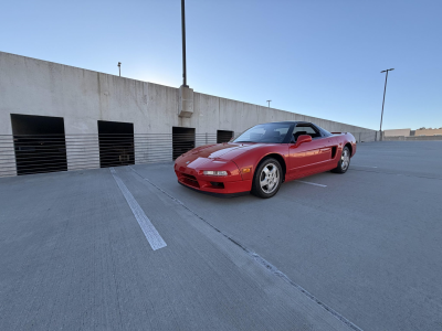 1992 Acura NSX in Formula Red over Black