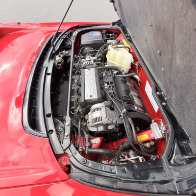 1992 Acura NSX in Formula Red over Black