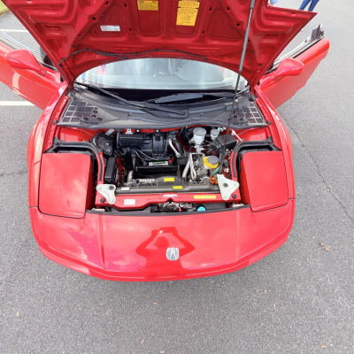 1992 Acura NSX in Formula Red over Black
