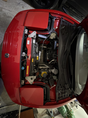 1992 Acura NSX in Formula Red over Black