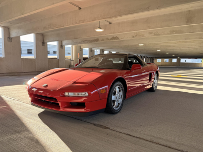 1992 Acura NSX in Formula Red over Black
