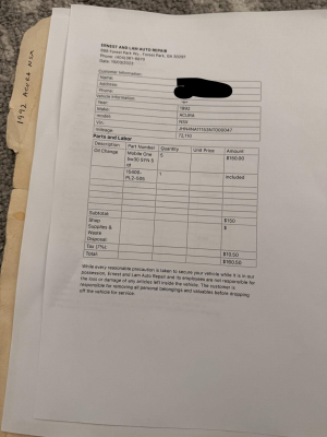 1992 Acura NSX in Formula Red over Black