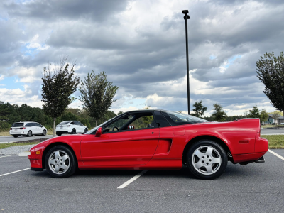 1992 Acura NSX in Formula Red over Black