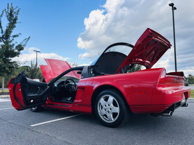 1992 Acura NSX in Formula Red over Black