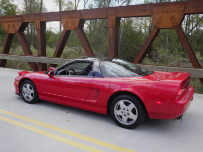 1992 Acura NSX in Formula Red over Black
