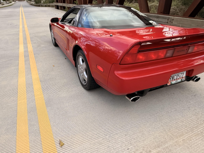 1992 Acura NSX in Formula Red over Black