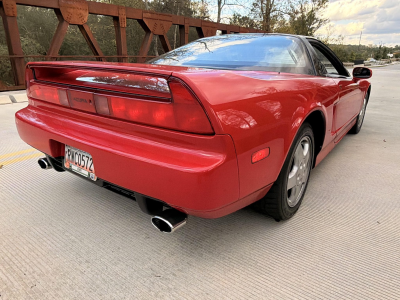 1992 Acura NSX in Formula Red over Black