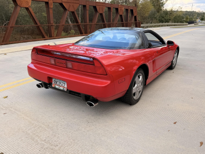 1992 Acura NSX in Formula Red over Black