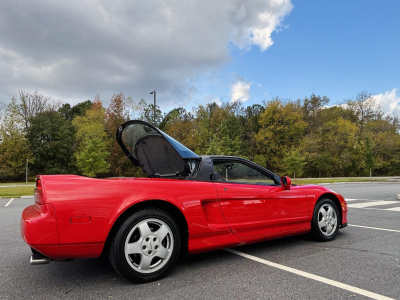 1992 Acura NSX in Formula Red over Black