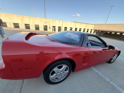 1992 Acura NSX in Formula Red over Black
