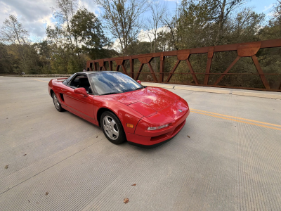 1992 Acura NSX in Formula Red over Black