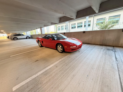 1992 Acura NSX in Formula Red over Black
