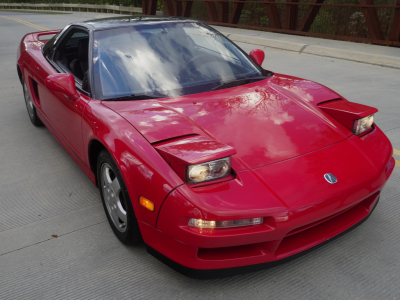 1992 Acura NSX in Formula Red over Black