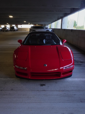 1992 Acura NSX in Formula Red over Black