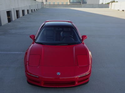 1992 Acura NSX in Formula Red over Black