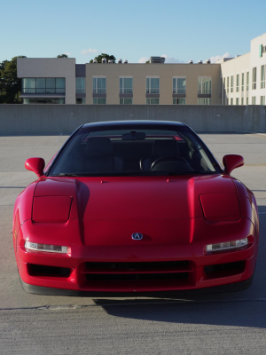 1992 Acura NSX in Formula Red over Black