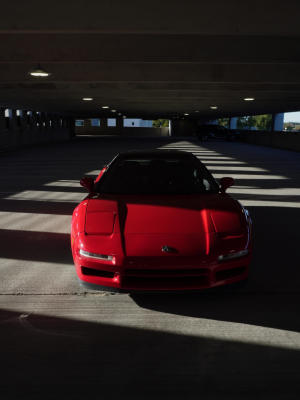 1992 Acura NSX in Formula Red over Black