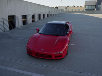 1992 Acura NSX in Formula Red over Black