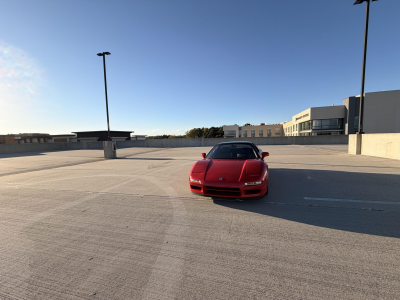 1992 Acura NSX in Formula Red over Black
