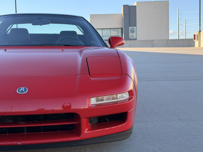 1992 Acura NSX in Formula Red over Black
