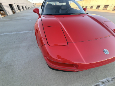 1992 Acura NSX in Formula Red over Black