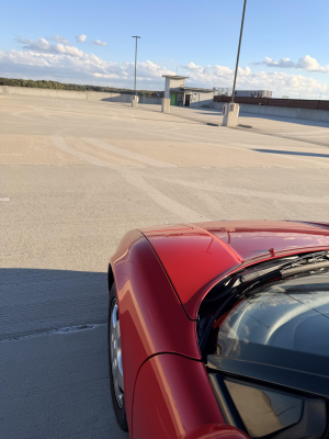 1992 Acura NSX in Formula Red over Black